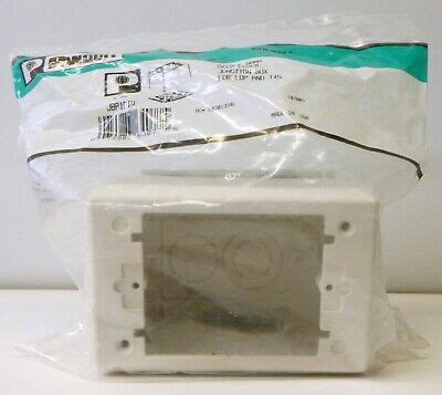 panduit single gane deep powered junction box model jbp1diw|jb1diw outlet box.